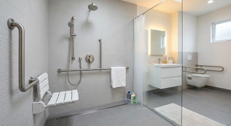 Senior Shower Installation in Framingham, MA